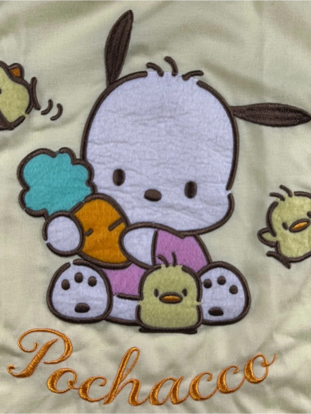 Sanrio Pochacco 319341 Yellow Gingham Tunic Apron